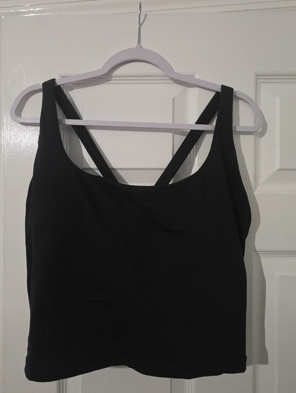 NWT HALARA Black Criss Cross Back Tank Top Sz 3X